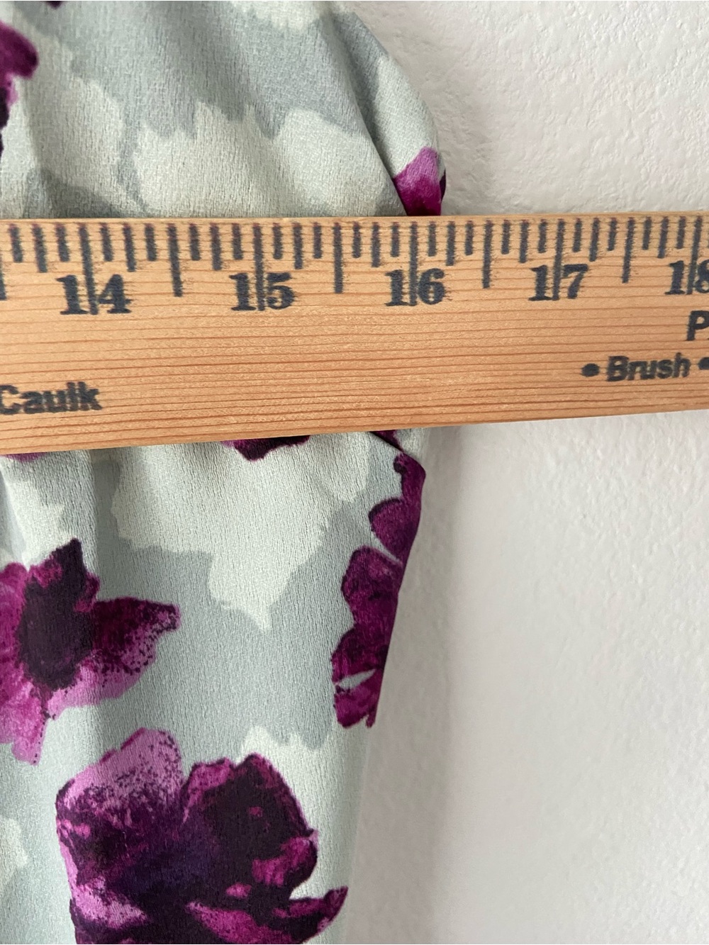 Banana Republic Floral Fit & Flare Sleeveless Dress Purple Gray Size 4 - Picture 6 of 7